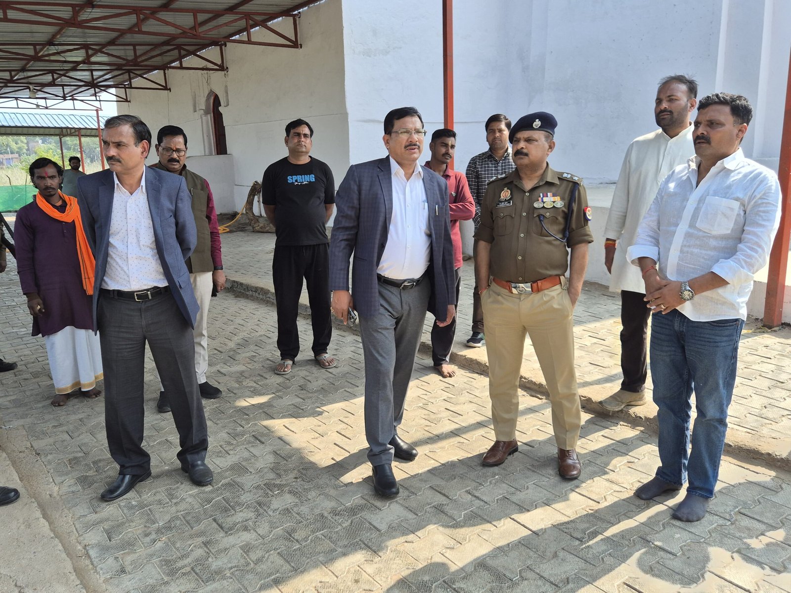 महाशिवरात्रि की तैयारियों का डीएम-एसपी ने किया स्थलीय निरीक्षण*