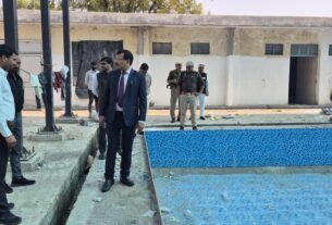 *इंदिरा स्टेडियम तरणताल के सौंदर्यीकरण कार्य अंतिम चरण में*