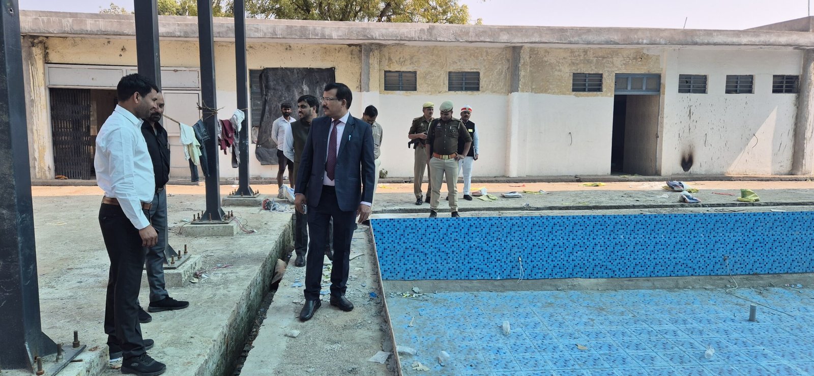 *इंदिरा स्टेडियम तरणताल के सौंदर्यीकरण कार्य अंतिम चरण में*