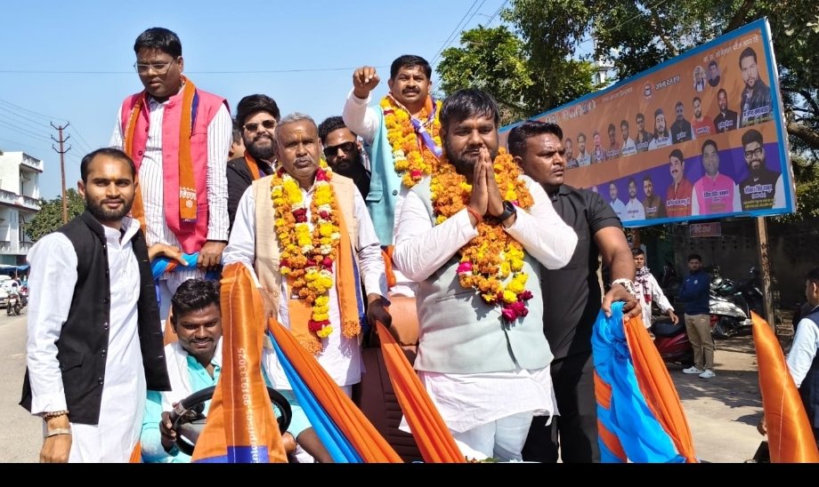 अपना दल (एस) के जिलाध्यक्ष का कार्यकर्ताओं ने किया स्वागत