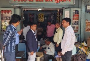 होली को देखते हुए खाद्य सुरक्षा विभाग ने की कार्यवाही