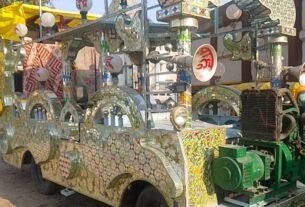 जालौन में परिवहन विभाग की ताबड़तोड़ कार्रवाई, डीजे बैंड गाड़ी सीज