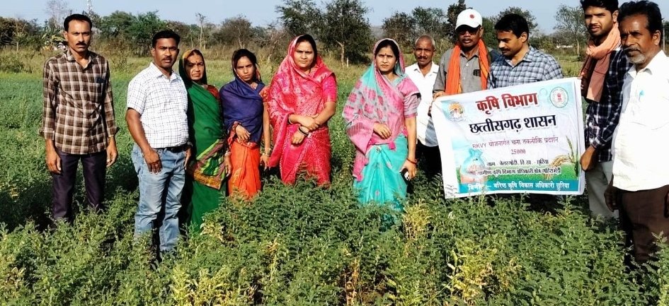 ग्राम बेलरगोंदी में कृषक संगोष्ठी का हुआ आयोजन