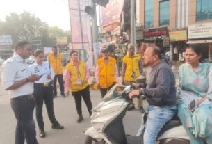 नागरिक सुरक्षा के वार्डन यातायात व्यवस्था बनाए रखने में करेंगे सहयोग*