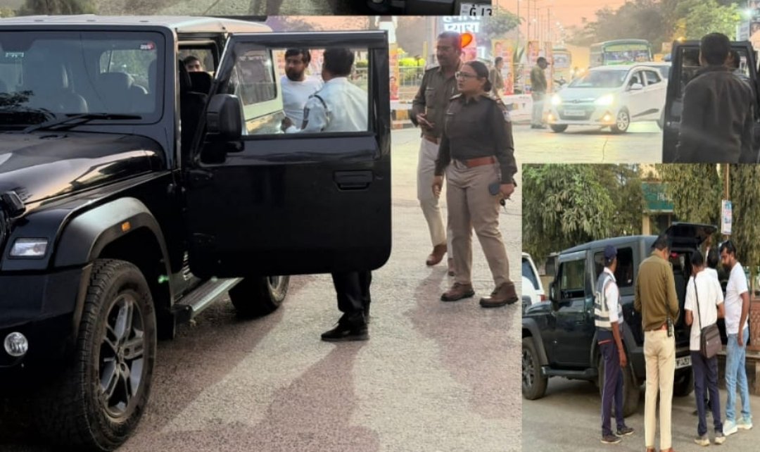 नीमच में यातायात पुलिस की सख्त कार्रवाई के साथ विशेष अभियान चलाकर जागरूक किया