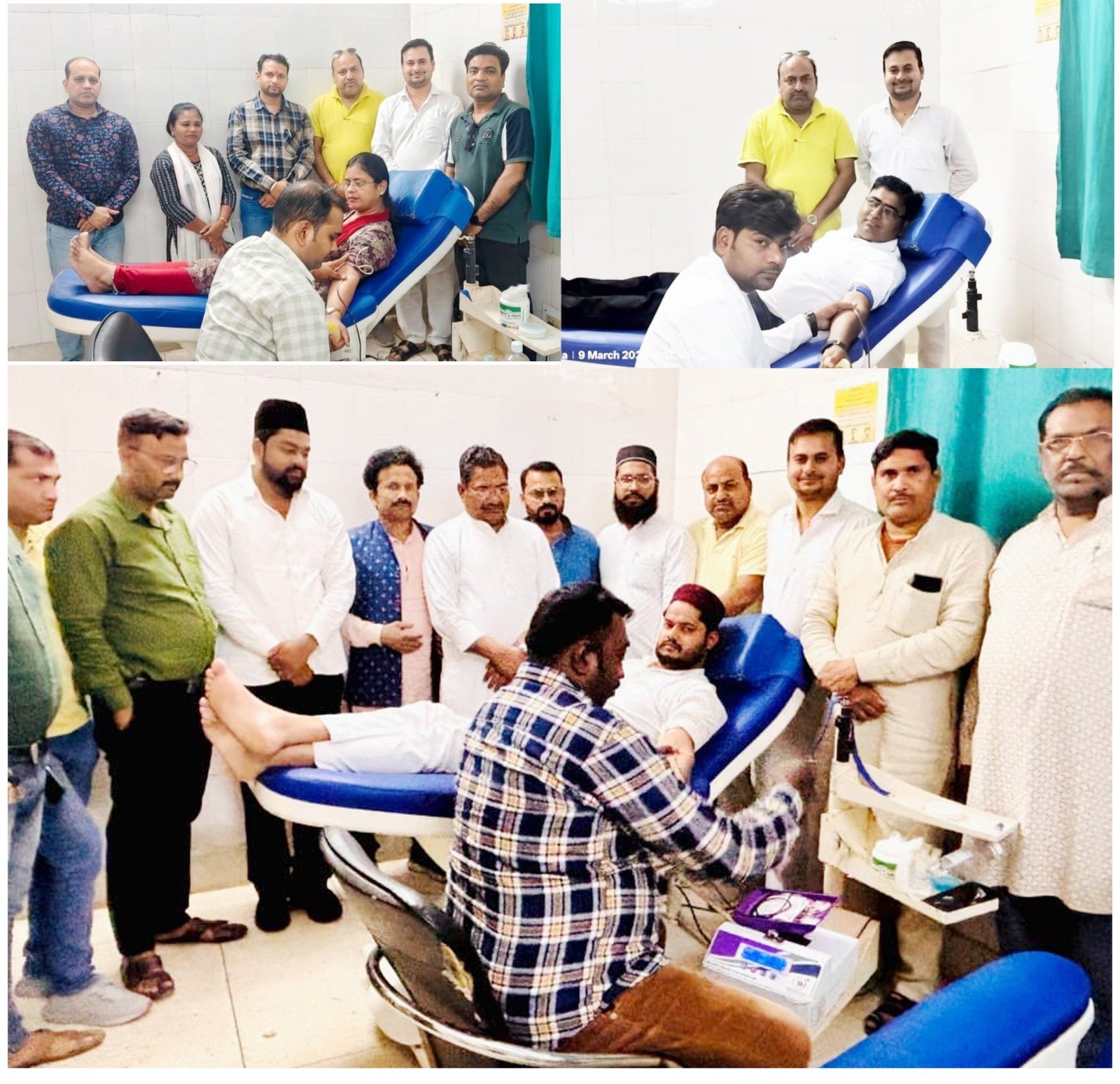 सेवर्स ऑफ लाइफ बांदा के तत्वाधान में तीन रक्त वीरों ने किया रक्तदान