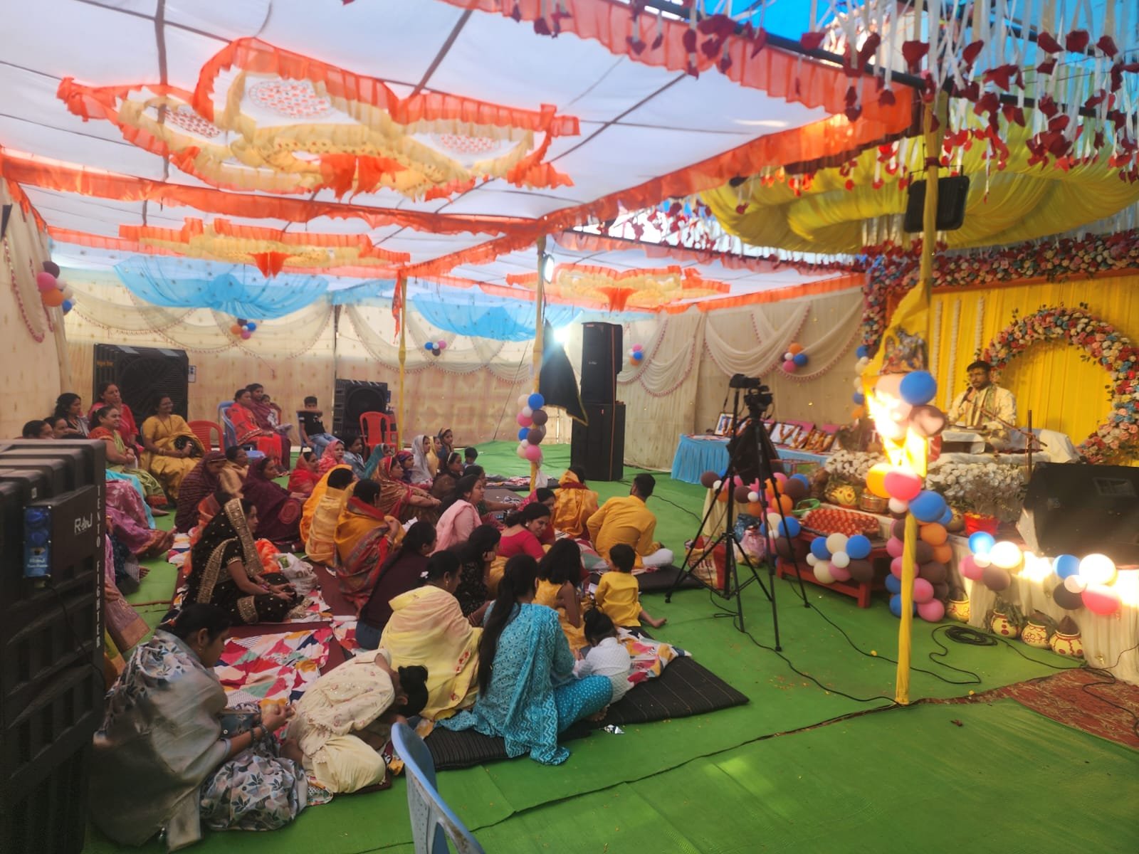 श्री मद् भागवत कथा ज्ञान यज्ञ सप्ताह का आयोजन