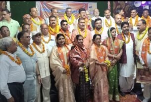 जिला उद्योग व्यापार मंडल द्वारा पदाधिकारियों का सम्मान