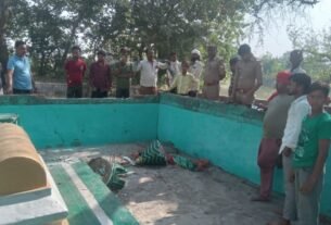 क्षतिग्रस्त हुआ शहीद बाबा मजार का बड़ा गुम्बद मुस्लिम समुदाय में आक्रोश–