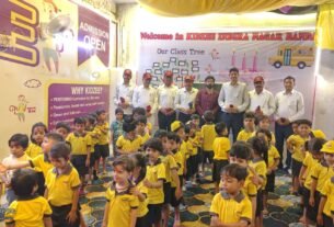 किड्जी इंदिरा नगर में विद्यारंभ कार्यक्रम का भव्य आयोजन