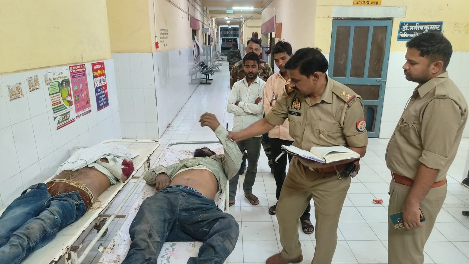 अज्ञात वाहन का धक्का लगने से बाइक सवार दो लोगों की मौत