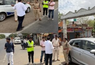 ब्लैक स्पॉट्स पर सड़क सुरक्षा सुदृढ़ीकरण पुलिस अधीक्षक का व्यापक निरीक्षण