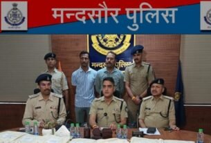 मंदसौर पुलिस की अंतर्राज्यीय मादक पदार्थ तस्कर गिरोह पर बड़ी कार्यवाही 