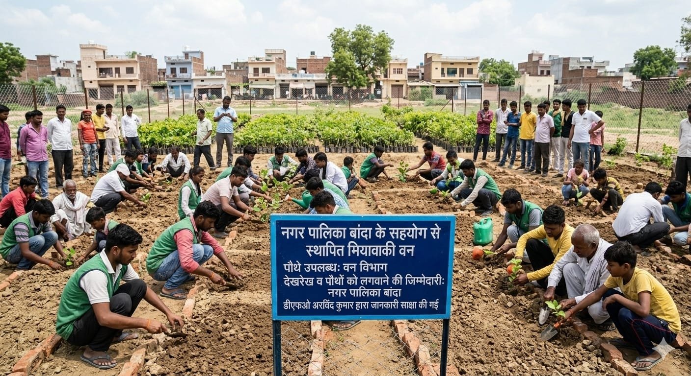 *सीएम योगी की पर्यावरण नीति के तहत बनेगा आधुनिक ‘मियावाकी वन’*