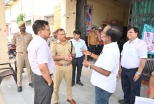 जिलाधिकारी व पुलिस अधीक्षक ने केंद्रों का किया निरीक्षण, कड़ी निगरानी में संपन्न हुई परीक्षा*