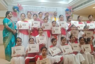 श्रेया आकर्ष इंस्टीट्यूट में 10 दिवसीय कथक कार्यशाला का भव्य समापन, प्रतिभाओं का हुआ सम्मान*