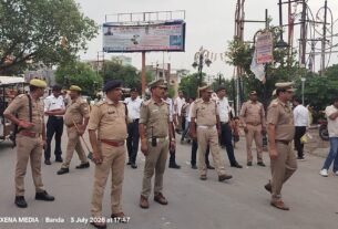 *टीईटी परीक्षा को लेकर पुलिस अलर्ट, एएसपी शिवराज ने शहर में किया पैदल गश्त*