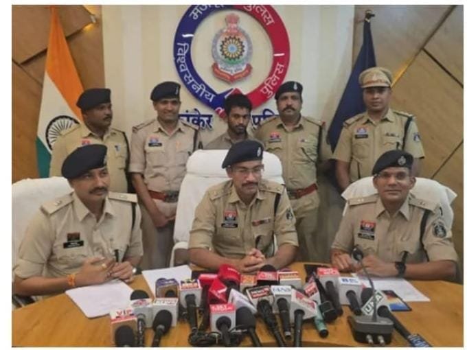 कांकेर, धमतरी एवं जगदलपुर के मंदिराें में चोरी की वारदात काे अंजाम देने वाला आरोपित- गिरफ्तार*